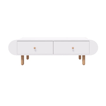 Italian Modern Boho TV Stand | 146x44cm Premium MDF & Beech Wood Media Console