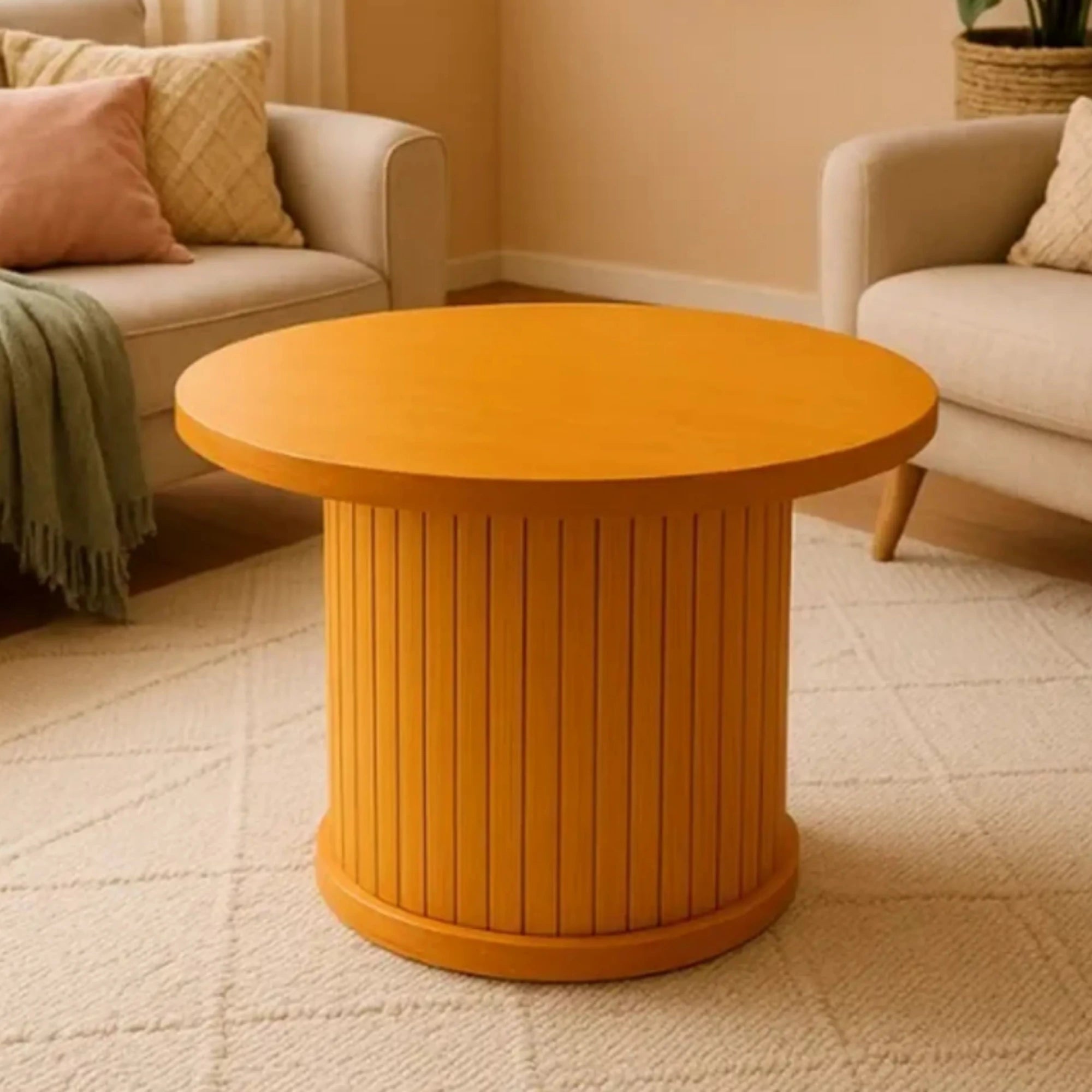 Round Coffee Table, Modern Coffee Table