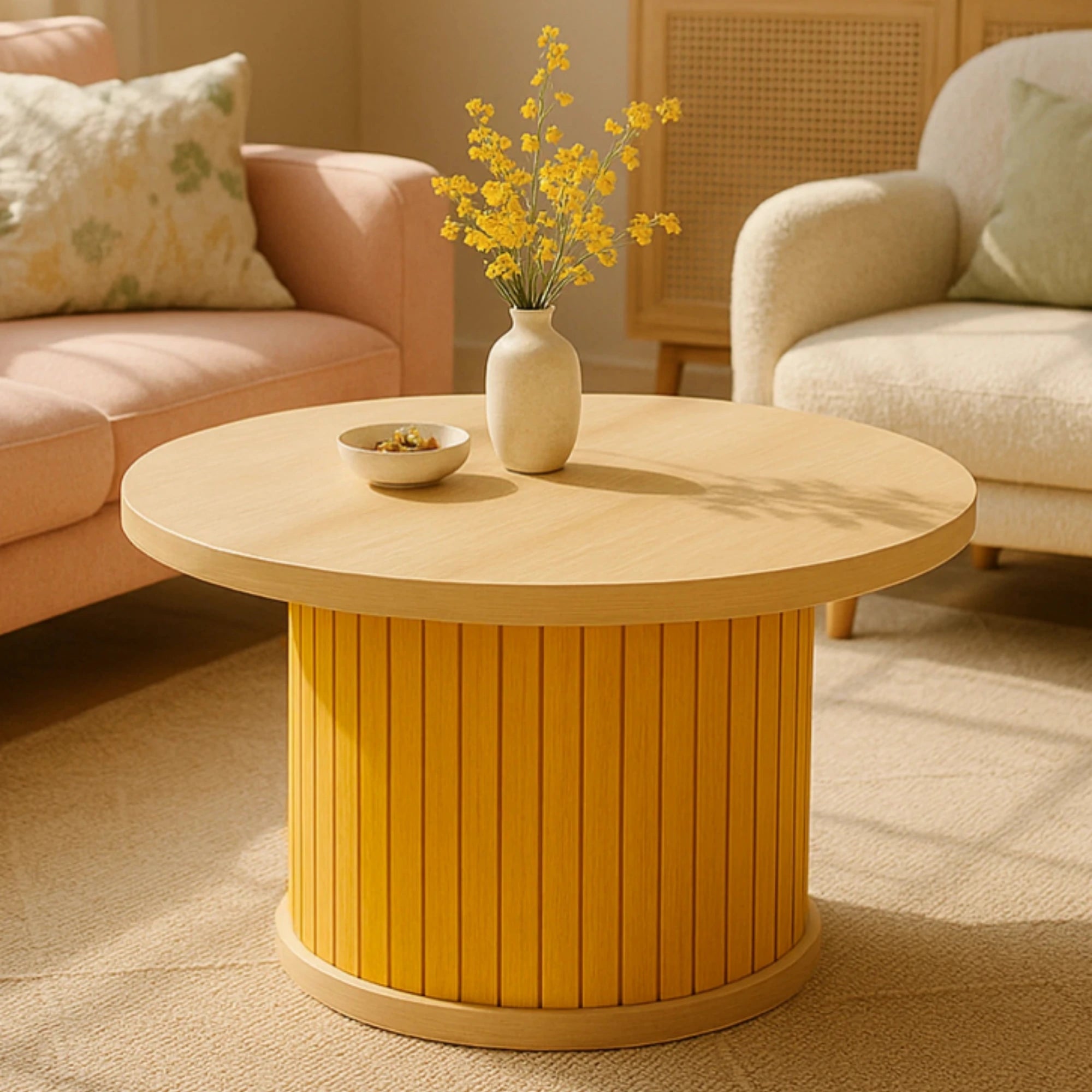 Round Coffee Table, Modern Coffee Table